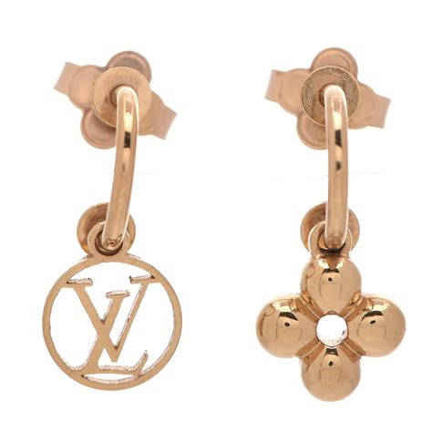 louis vuitton letter earrings